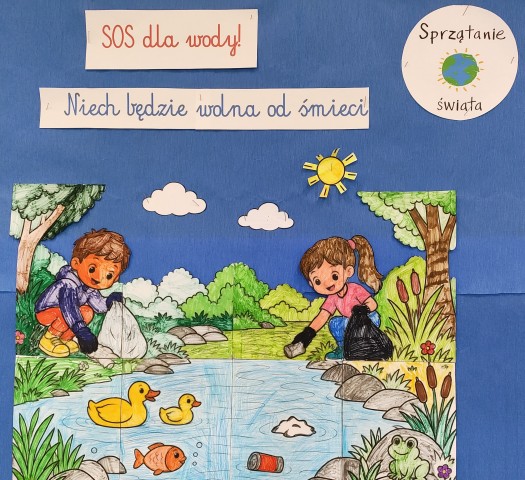"SOS dla wody" - plakat