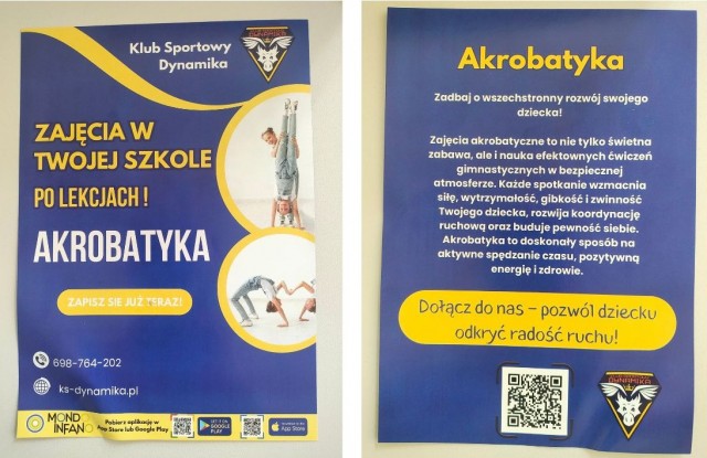 Akrobatyka w naszej szkole