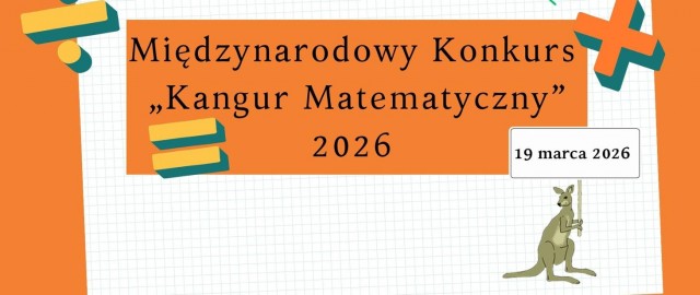 KONKURS KANGUR MATEMATYCZNY W NASZEJ SZKOLE