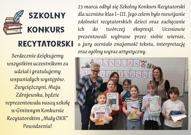 KONKURS RECYTATORSKI