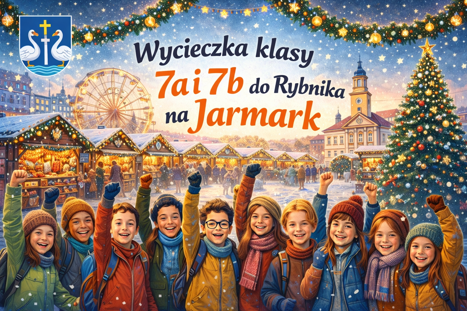 WYCIECZKA DO KINA I NA JARMARK W RYBNIKU - klasy 7a i 7b