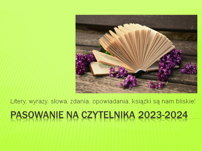 PASOWANIE NA CZYTELNIKA